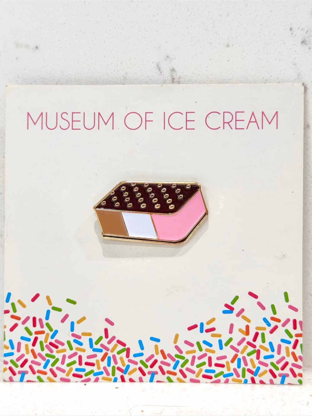 Museum of Ice Cream Neapolitan Enamel Pin